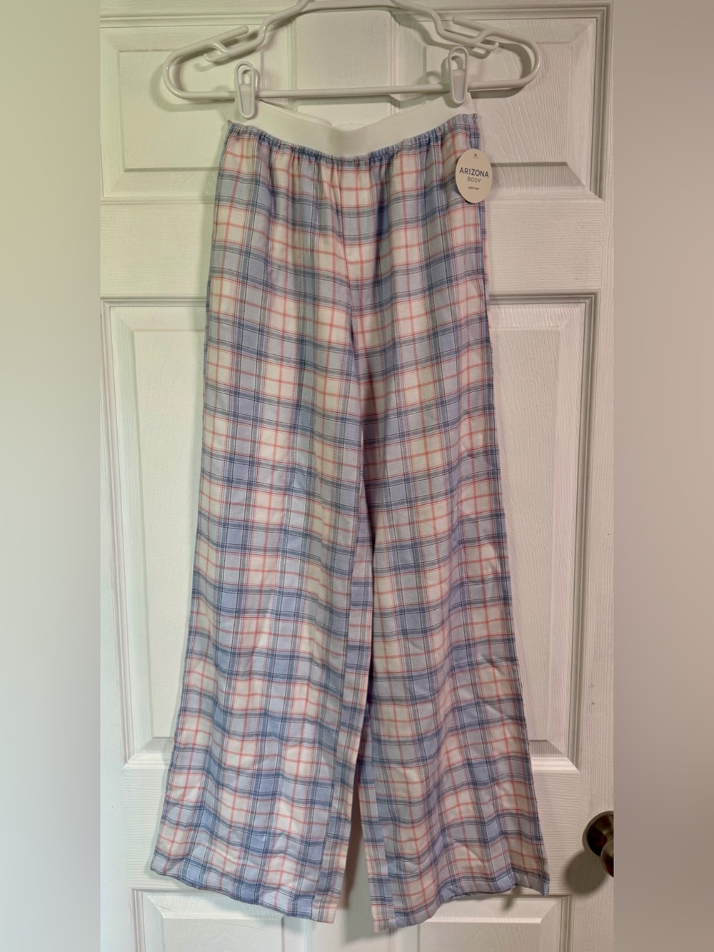 NWT Arizona Plaid Wide-Leg Pajama Pants